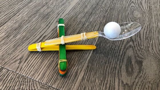 Popsicle Stick Catapult - One Little Project