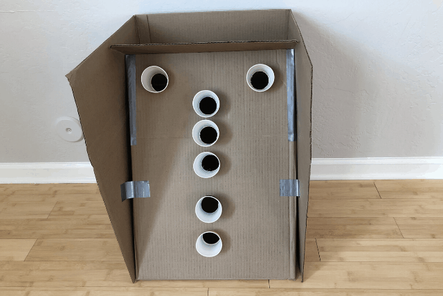 How to Make a Fun Skee Ball Game from Cardboard