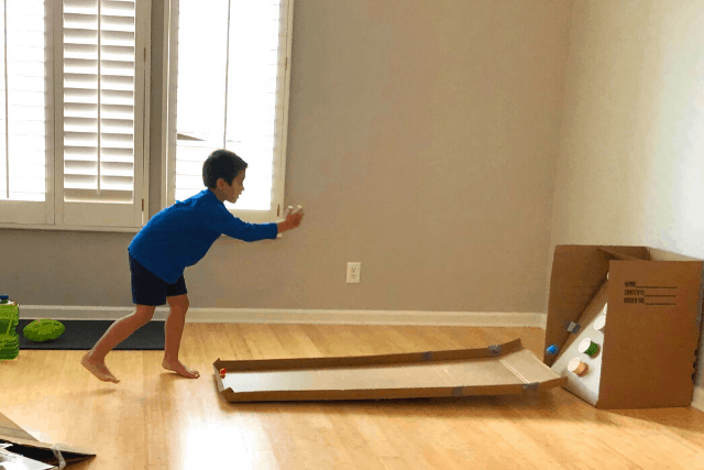 How To Make A Fun Skee Ball Game From Cardboard Mombrite - Easy Diy Skee Ball Game