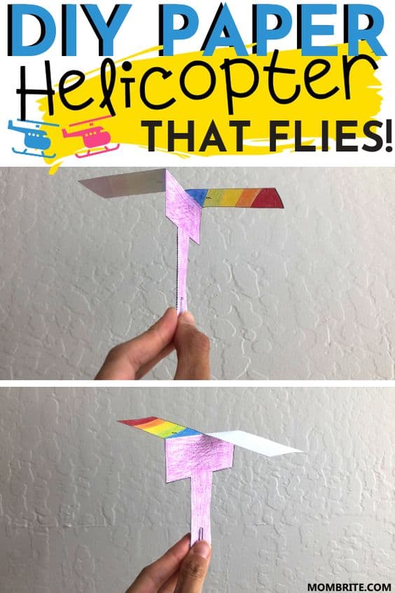 DIY-Paper-Helicopter-that-Flies