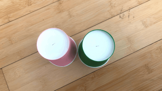 Cut Slit at the Bottom of Each Paper Cup