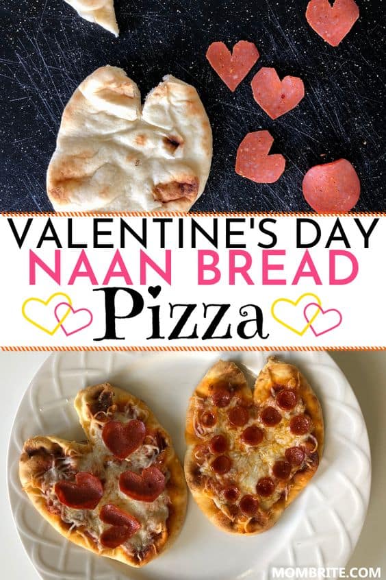 Naan Bread Pizza for Valentine’s Day