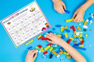 30 Day LEGO STEM Challenge Calendar Featured