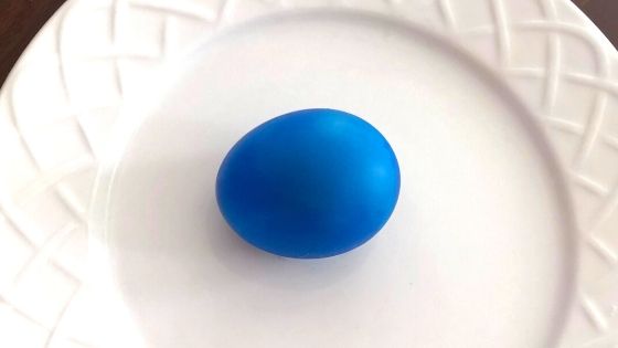 Blue Naked Egg