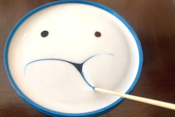 DIY Glue Suncatcher Use Toothpick to Spread Food Coloring