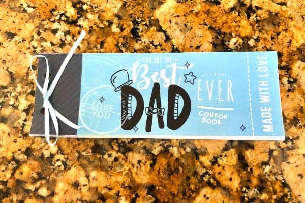 Father's Day Coupon Book Printable Product