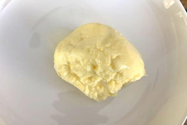Homemade Butter in Mason Jar Butter on Plate