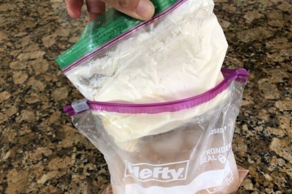 Take Out Ice Cream In a Bag Out
