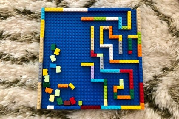 Add Bricks in the LEGO Marble Maze to Form Paths 