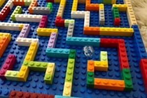 LEGO Marble Maze close-up picture