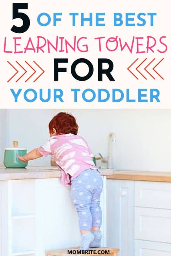 The 5 Best Learning Towers for Toddlers Pin