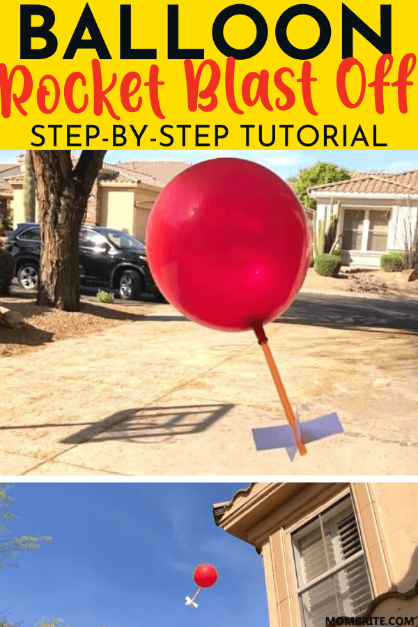 Balloon Rocket Blast Off Step-By-Step Tutorial