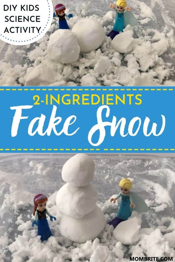 2 ingredients fake snow