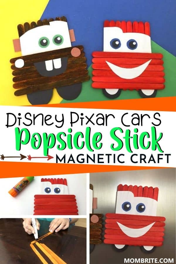 Disney Pixar Cars Popsicle Stick