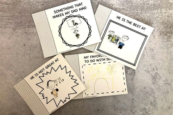 Free Father S Day Mini Book Printable Mombrite