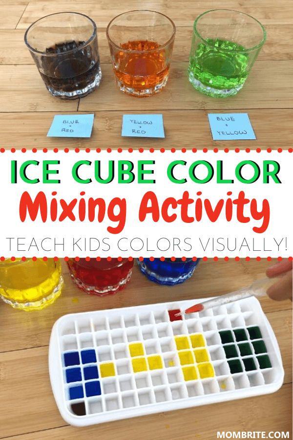 Ice-cube-color-mixing-activity