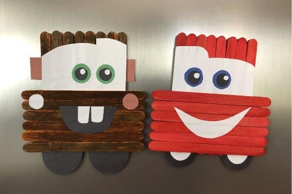 Magnetic Lightning McQueen Mater Crafts
