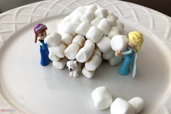 Marshmallow Igloo Pile on Marshmallows