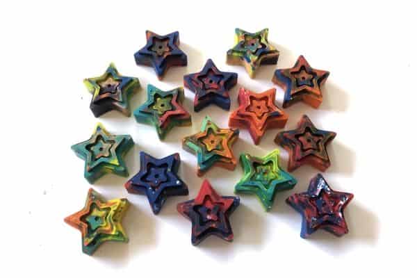 Melted Crayon Stars