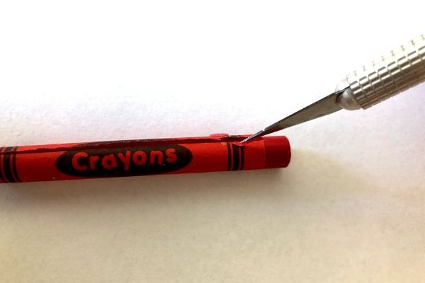 Melting Crayon X-ACTO Knife