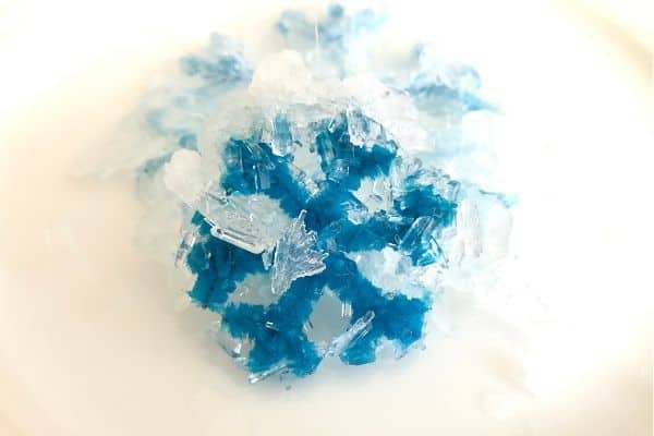 Pipe Cleaner Snowflakes Salt Crystals