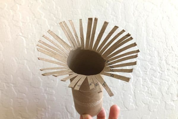 Toilet Paper Roll Fireworks Open Slits