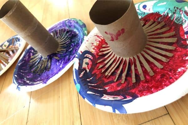 Toilet Paper Roll Fireworks Paint Colors