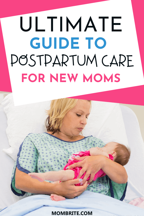 ultimate guide to postpartum care for new moms pin