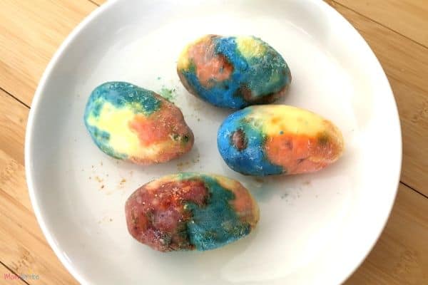 Baking Soda Dinosaur Eggs