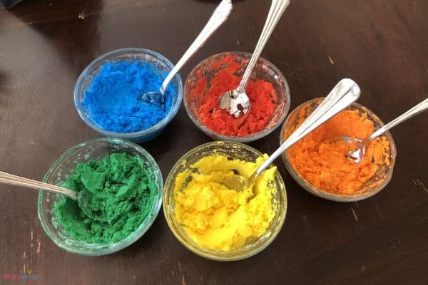 Baking Soda Paste Colors