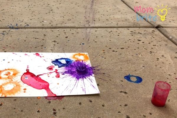Exploding Purple Paint Bomb