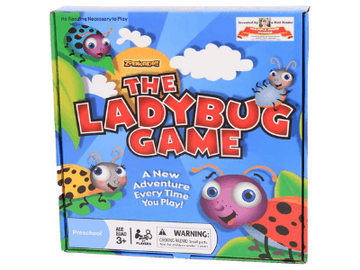The LadyBug Game best math games for preschoolers
