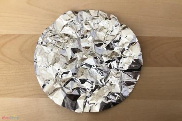 Aluminum Foil Moon Crinkled