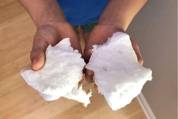 Fluffy Cloud Bread in Hand