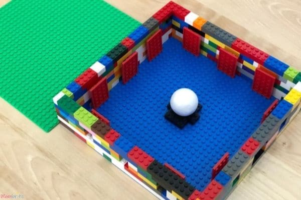 LEGO Moon Phase Science Experiment Inside