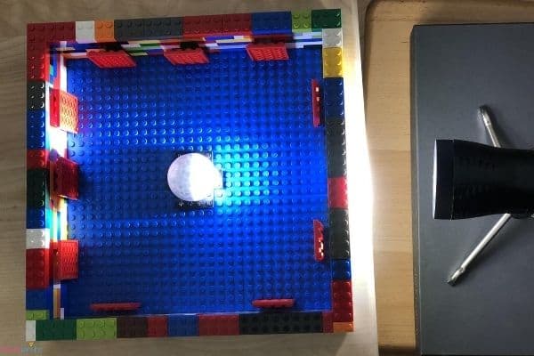 LEGO Moon Phase Science Experiment Light