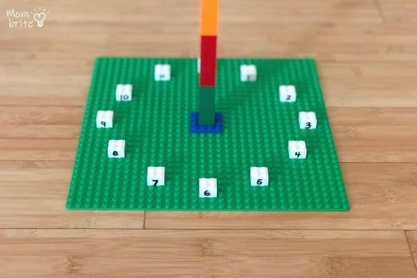 LEGO Sundial Hour Numbers