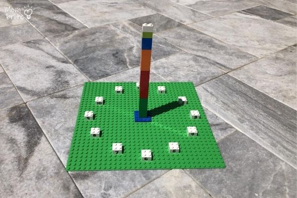 LEGO Sundial Outdoor 2PM