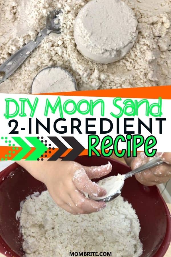 DIY MOON SAND!! Only 2 Ingredients!! 