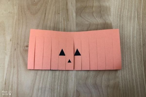 Pumpkin Lantern Fold Face