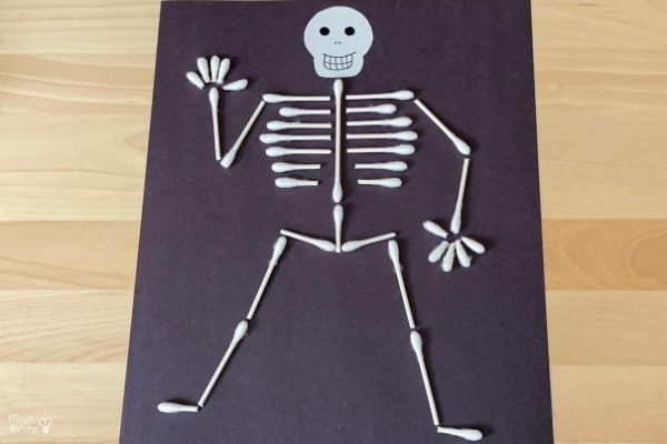 How to Make Q-Tip Skeletons QTip Skeleton on Desk