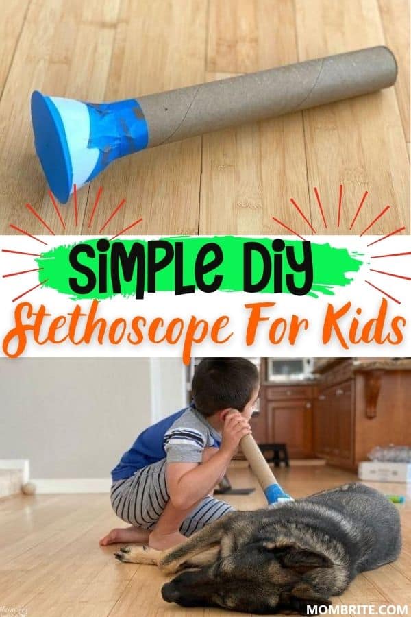 Simple DIY Stethoscope for Kids Pin