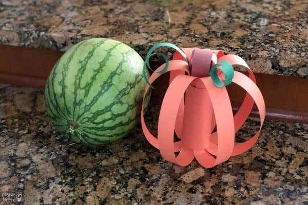 Toilet Paper Roll Pumpkin Watermelon