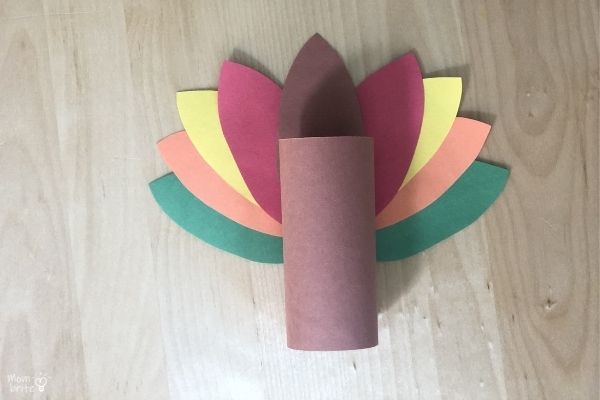 Toilet Paper Turkey Craft Glue Feathers