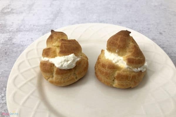 Whipped Cream in Choux Pastry