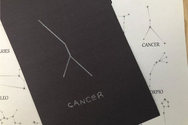 Zodiac Constellation Cancer Outline