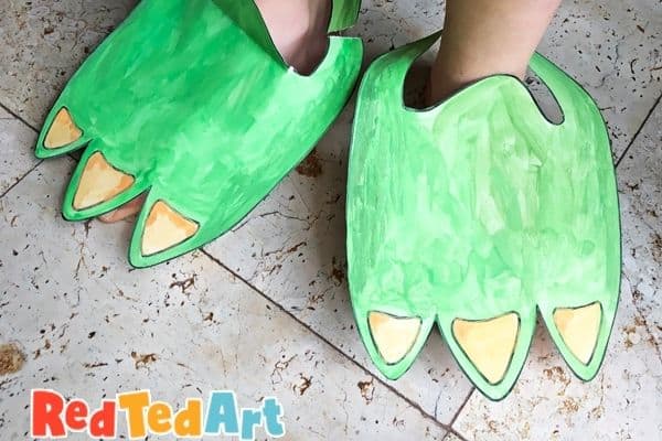 Dinosaur Feet Craft