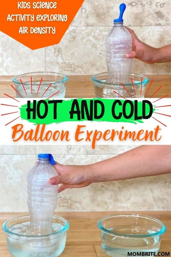 Hot and Cold Balloon Experiment Pin