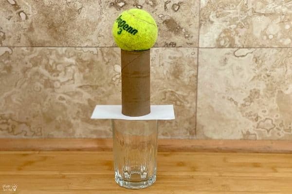 Inertia Experiment Tennis Ball