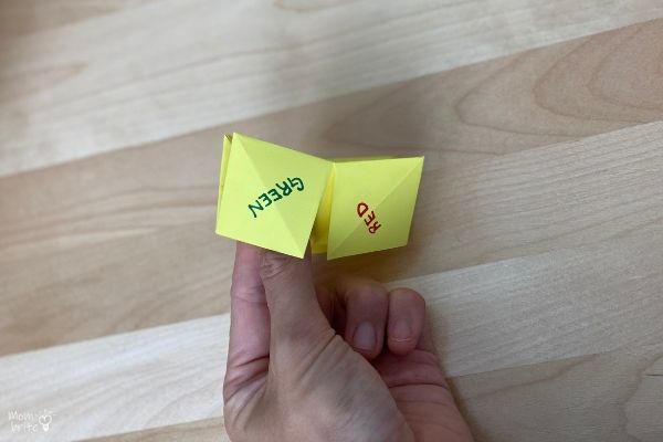 Origami Fortune Teller Fold (13)